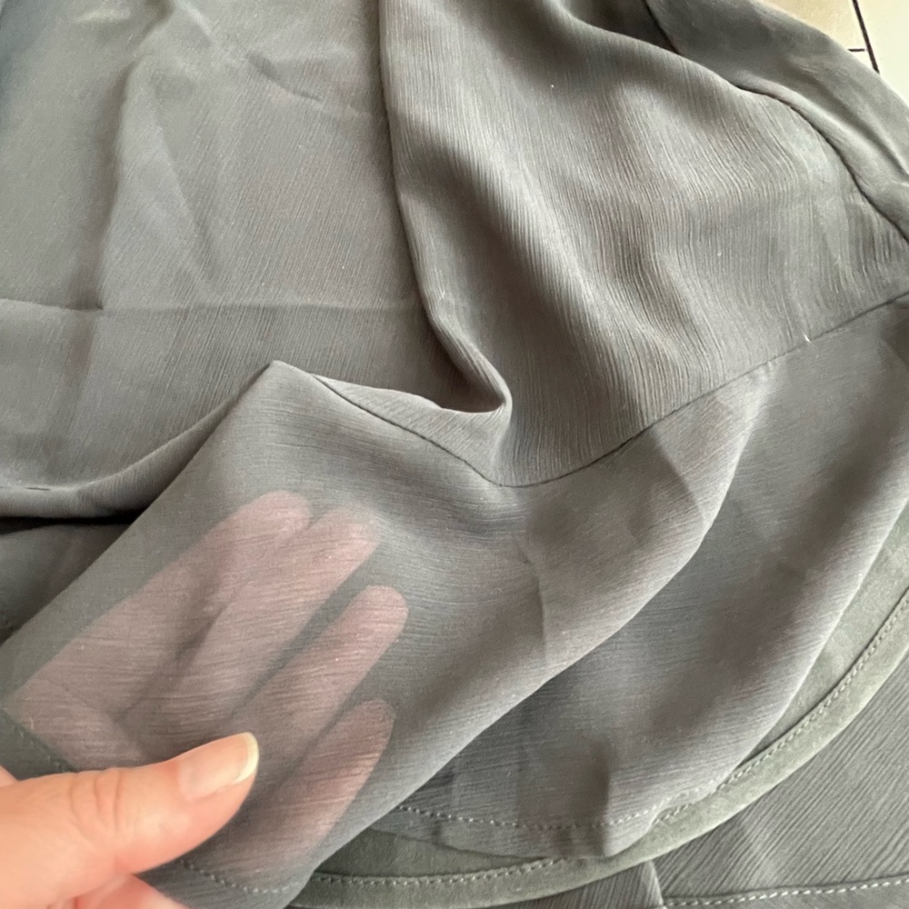 J. Crew Black Midi Dress with Puff Sleeves - Picture 7 of 8